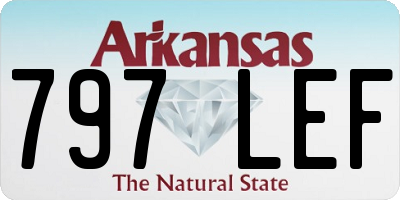 AR license plate 797LEF
