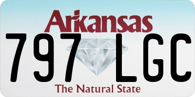AR license plate 797LGC
