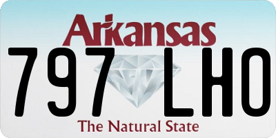 AR license plate 797LHO