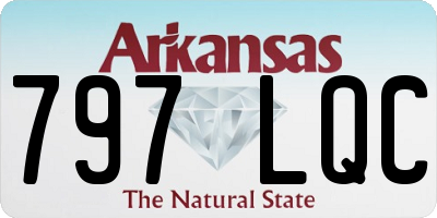 AR license plate 797LQC