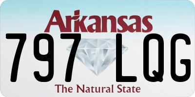 AR license plate 797LQG