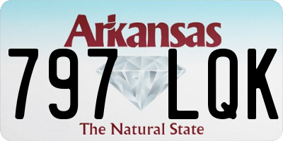 AR license plate 797LQK