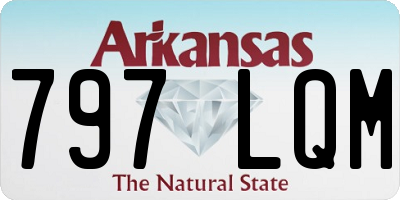 AR license plate 797LQM