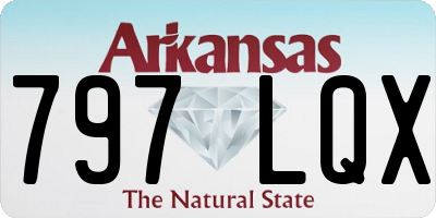 AR license plate 797LQX