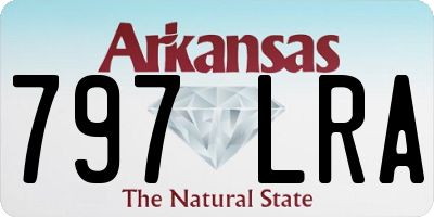 AR license plate 797LRA