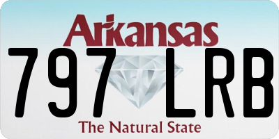 AR license plate 797LRB