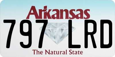 AR license plate 797LRD
