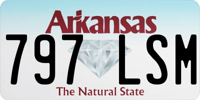 AR license plate 797LSM