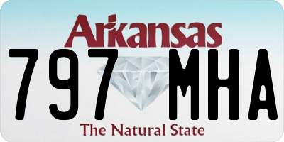 AR license plate 797MHA