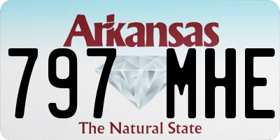 AR license plate 797MHE