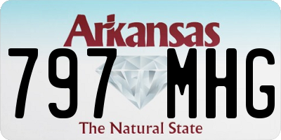 AR license plate 797MHG