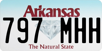 AR license plate 797MHH