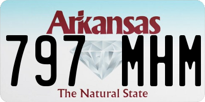AR license plate 797MHM