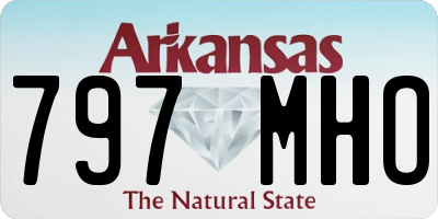 AR license plate 797MHO