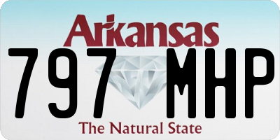 AR license plate 797MHP