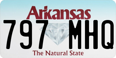 AR license plate 797MHQ