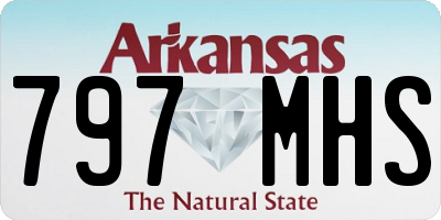 AR license plate 797MHS