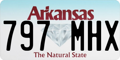 AR license plate 797MHX