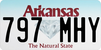 AR license plate 797MHY
