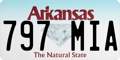 AR license plate 797MIA