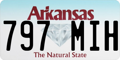 AR license plate 797MIH