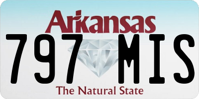AR license plate 797MIS