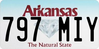 AR license plate 797MIY