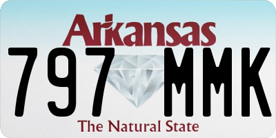 AR license plate 797MMK