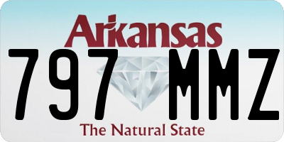 AR license plate 797MMZ