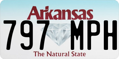 AR license plate 797MPH