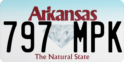AR license plate 797MPK