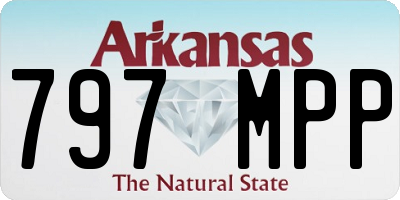 AR license plate 797MPP