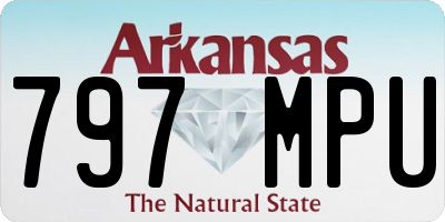 AR license plate 797MPU