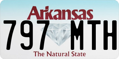 AR license plate 797MTH