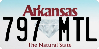 AR license plate 797MTL