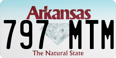 AR license plate 797MTM