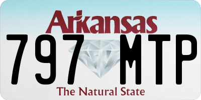 AR license plate 797MTP