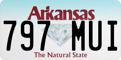 AR license plate 797MUI
