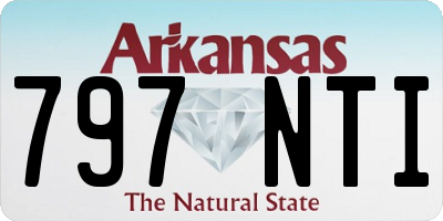AR license plate 797NTI