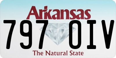 AR license plate 797OIV