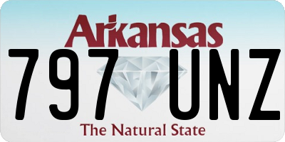 AR license plate 797UNZ