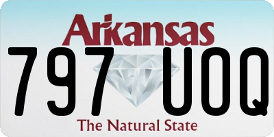 AR license plate 797UOQ
