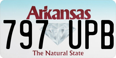 AR license plate 797UPB