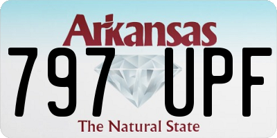 AR license plate 797UPF