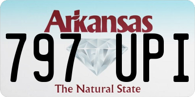 AR license plate 797UPI