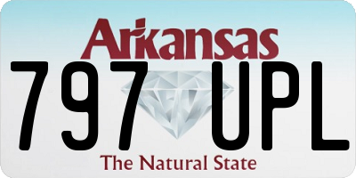 AR license plate 797UPL