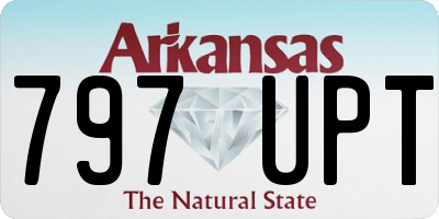 AR license plate 797UPT