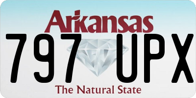 AR license plate 797UPX