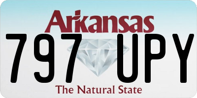 AR license plate 797UPY