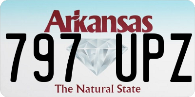 AR license plate 797UPZ